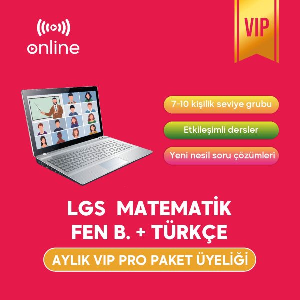 lgs online matematik fen türkçe aylık pro paket